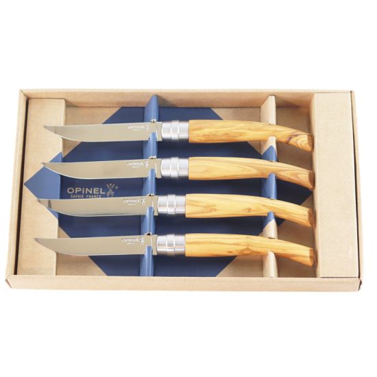 OLIVEWOOD BOX SET TABLE KNIVES X4 CC 5001830