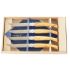 OLIVEWOOD BOX SET TABLE KNIVES X4