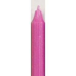CANDLE HOT PINK 29X2.2CM 12 Pack