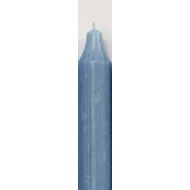 CANDLE RUSTIC BLUE 29X2.2CM 12 Pack