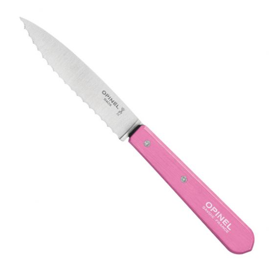 SERRATED KNIFE N.113 FUSHIA HANDLE-POP CC 05002036