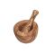 MORTAR & PESTLE 16CM FLAT OLIVEWOOD MORTAR & PESTLE 16CM FLAT OLIVEWOOD