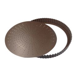240MM N/S RND FLUTED TART MOULD PERF/L/B 240MM N/S RND FLUTED TART MOULD PERF/L/B
