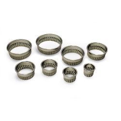 100MM S/S RND FLUTED PASTRY CUTTER H36MM Pack Of 3 100MM S/S RND FLUTED PASTRY CUTTER H36MM Pack Of 3