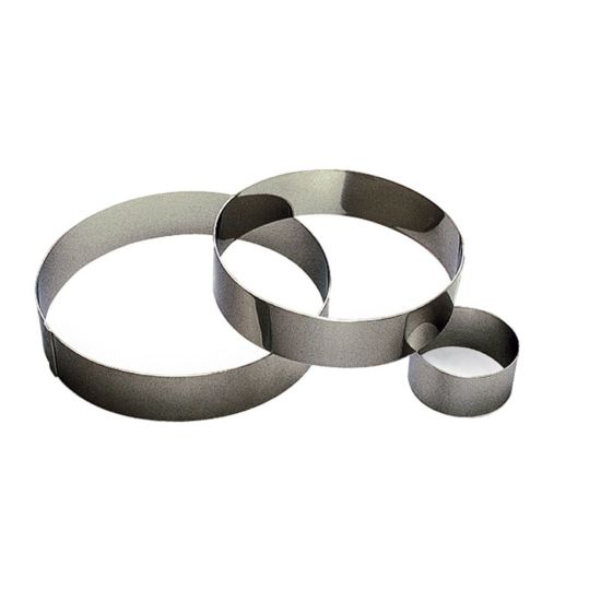 75MM S/S RND MOUSSE RING H40MM Pack Of 3 CC 14865000