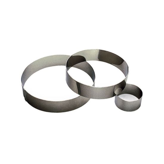 65MM S/S RND MOUSSE RING H40MM Pack Of 3 CC 14865004