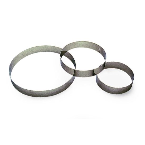 50MM S/S RND CUSTARD RING H35MM Pack Of 3 CC 14866120