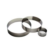 80MM S/S RND MOUSSE RING H40MM Pack Of 3