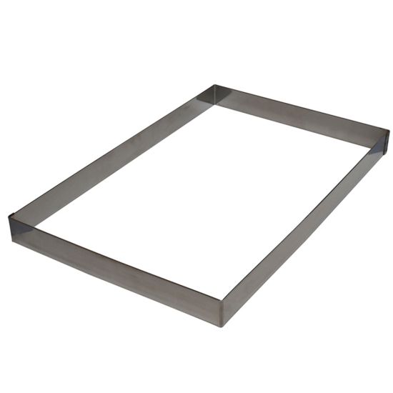 570X90X25MM RECT CAKE FRAME S/STEEL CC 14888920