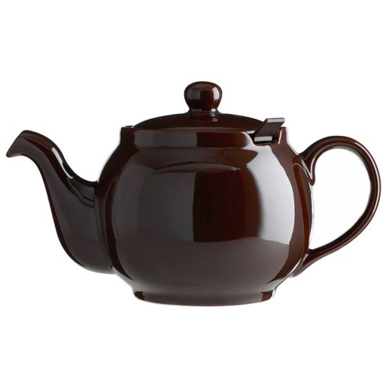 BROWN 4-CUP TEAPOT(BROWN FILTER)CHATSFOR CC 15506