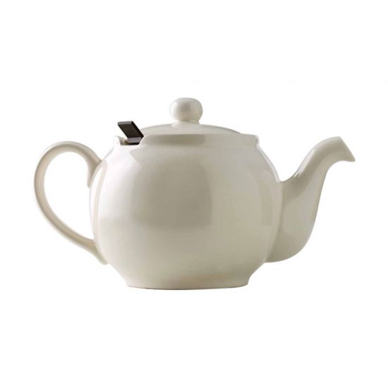 CREAM 2-CUP TEAPOT(BROWN FILTER)CHATSFOR CC 15514