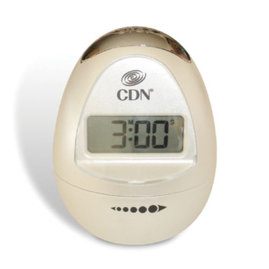 CDN Egg Shape Timer Pearl White CC 1751026