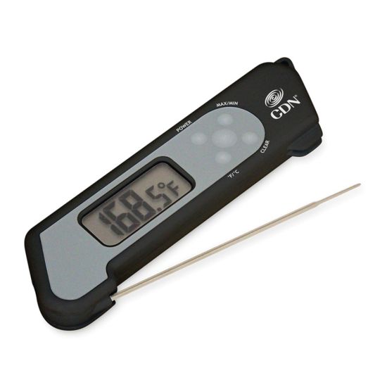 CDN Folding Thermometer 10.8cm Probe-Black CC 1751054