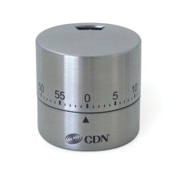 CDN Round Timer 5.7cm Silver CDN Round Timer 5.7cm Silver