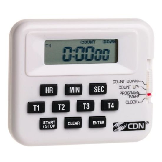 CDN White 4-Way Digital Timer Clock PT2 CC 1751064