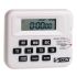 CDN White 4-Way Digital Timer Clock PT2