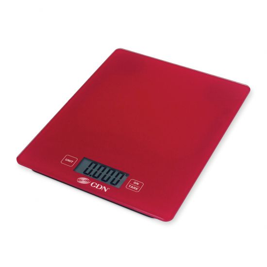 CDN Square Digital Scale Red CC 1752002