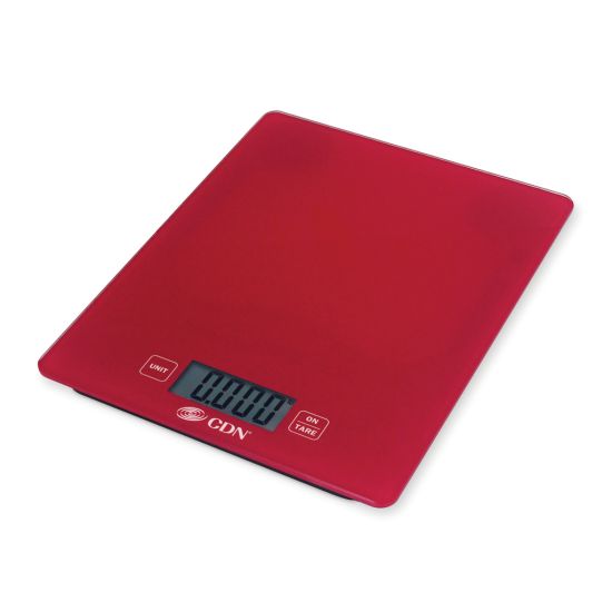 CDN Square Digital Scale Red CC 1752002