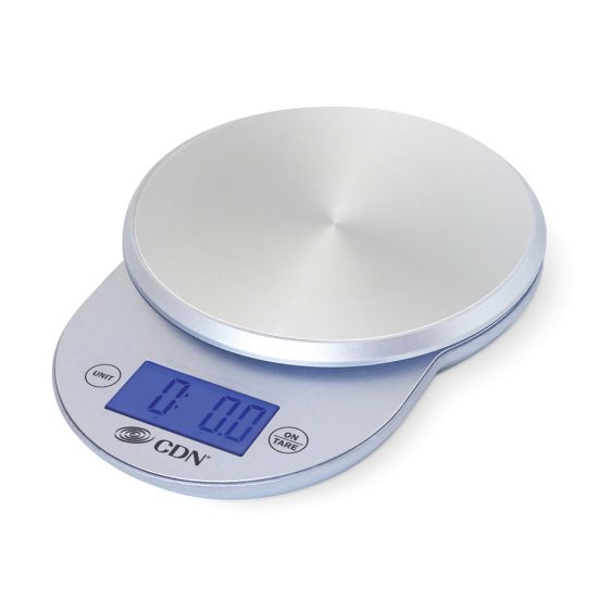 CDN Round Digital Scale Silver CC 1752004