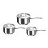 SAUCEPAN SET 16/18/20CM & LIDS CHEF