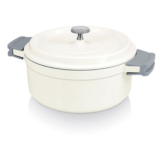 OVAL CASSEROLE & LID 26CM/3.5L IVORY CC 213392274