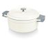 OVAL CASSEROLE & LID 26CM/3.5L IVORY