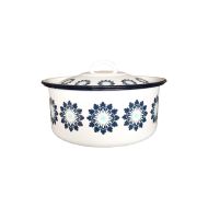 BREAD BIN & LID RND 28X13CM C&D BLUEPRIN