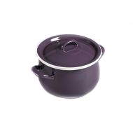 CASSEROLE & LID 18CM/2.8L AUBERGINE/CR