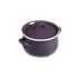 CASSEROLE & LID 18CM/2.8L AUBERGINE/CR