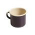 MUG STRAIGHT D7CM/0.2L AUBERGINE/CREAM Pack Of 2