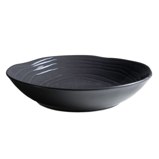 DEEP PLATE 23CM STEEL GREY-TEAK CC 34203023RA