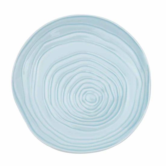 PLATE 16.5CM PALE BLUE-TEAK CC 34213016BR