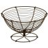 22CM ROUND FOOTED BASKET OLD IRON