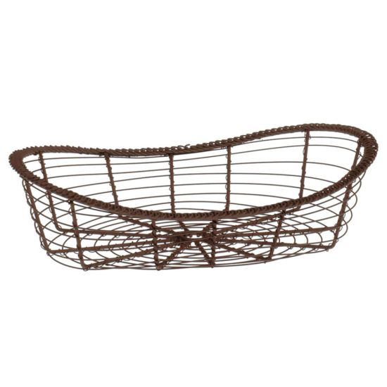 29X16.5CM OVAL BASKET OLD IRON CC 42NC3013048