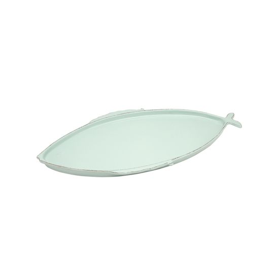 56X27CM OVAL PLATTER AQUA MARINA CC 5500701