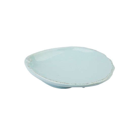 15CM SHELL PLATE AQUA MARINA CC 5501101