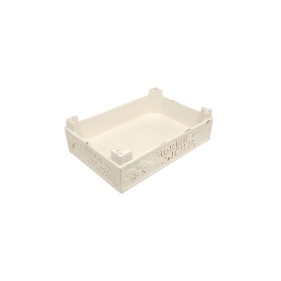 **34X22.5CM FRUIT BOX BIANCO MEDITERRANE CC 5525602