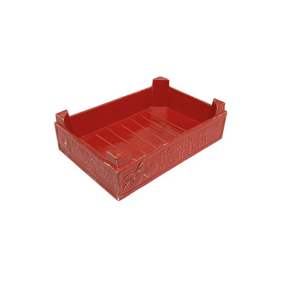 **34X22.5CM FRUIT BOX ROSSO MEDITERRANEO CC 5525607