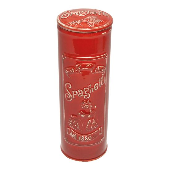 VIRGINIA CASA Spaghetti Jar 28cm Rosso Ceramic CC 5525907