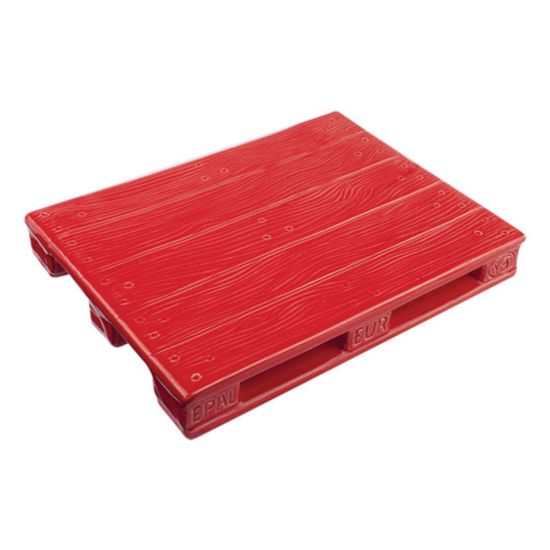 VIRGINIA CASA Small Pallet Tray 25x19cm Rosso Ceramic CC 5545807