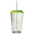 **500ML GREEN GLASS URBAN STYLE HT15CM Pack Of 3