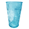 300ML GLASS FLORA BLUE HT13CM/D8CM 300ML GLASS FLORA BLUE HT13CM/D8CM