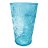300ML GLASS FLORA BLUE HT13CM/D8CM