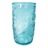 400ML GLASS FLORA BLUE HT14CM/D8CM
