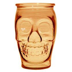 LARGE TUMBLER BROWN 450CL SKULL Pack Of 3 LARGE TUMBLER BROWN 450CL SKULL Pack Of 3