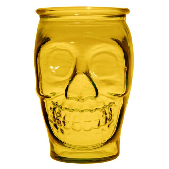 LARGE TUMBLER YELLOW 450CL SKULL Pack Of 3 CC 642346DB48