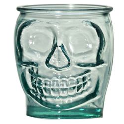 SMALL TUMBLER CLEAR 400CL SKULL Pack Of 3