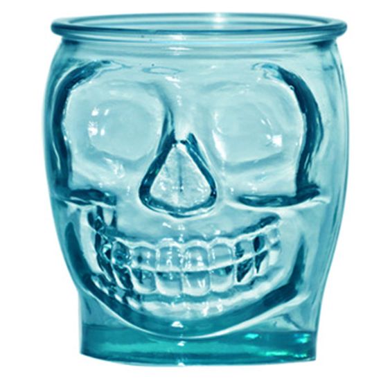 SMALL TUMBLER BLUE 400CL SKULL Pack Of 3 CC 642347DB150