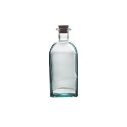 1L SQ BOTTLE W/CORK H23CM/D9CM Pack Of 3