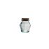 0.25L ROUND JAR W/CORK STOPPER H10CM Pack Of 3
